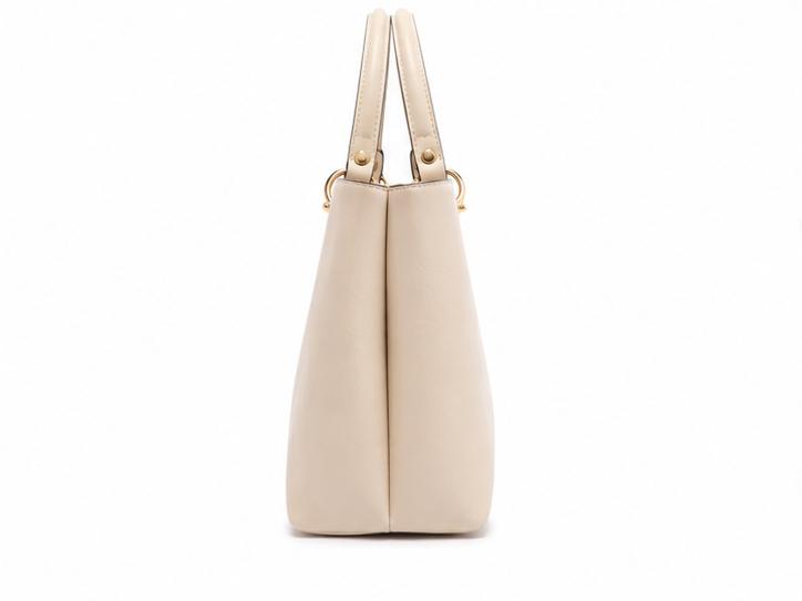 Bolsa Tote Anacapri Couro Creme Anacapri — foto 3