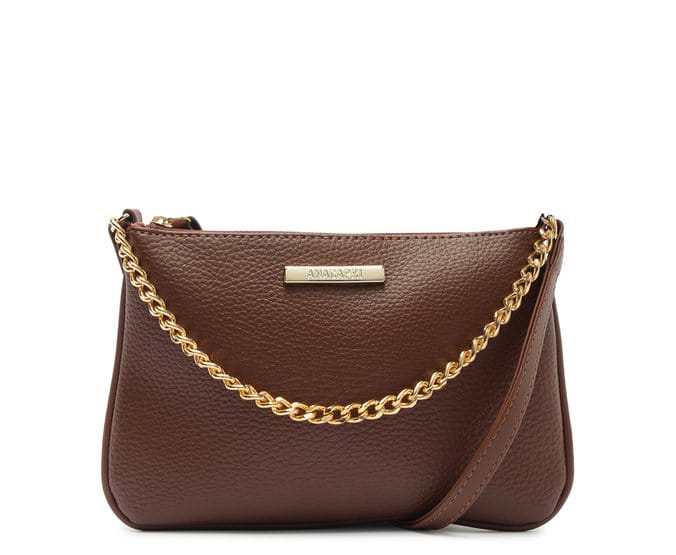 Bolsa Transversal Corrente Anacapri Marrom Anacapri