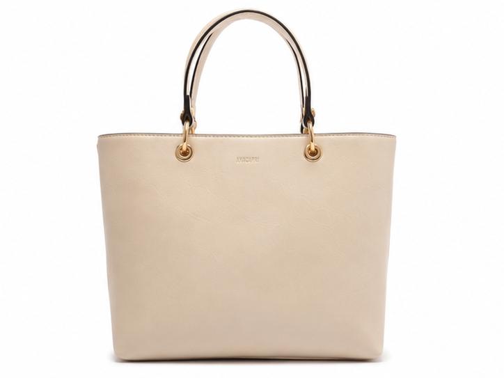 Bolsa Tote Anacapri Couro Creme Anacapri