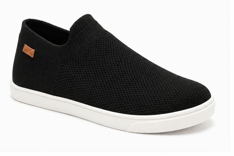 Slip On Anacapri Preto Perfurado Anacapri