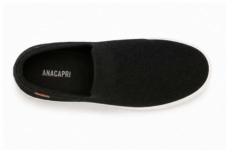 Slip On Anacapri Preto Perfurado Anacapri — foto 4